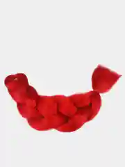 Красный канекалон для плетения волос "Косы"