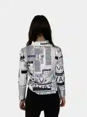 Водолазка из плотного хлопка "NewsPaper"