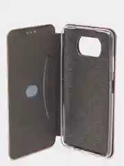 Розовый чехол книжка Xiaomi Poco X3, NFC
