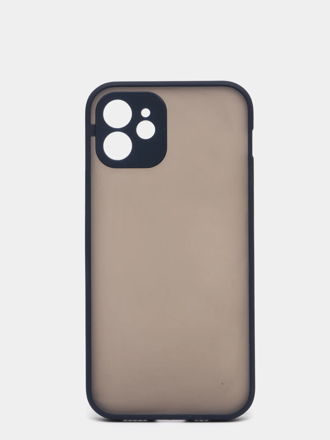 Темно-синий чехол iPhone 12 матовый