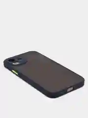 Темно-синий чехол iPhone 12 матовый