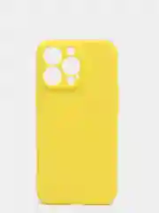 Желтый чехол с защитой камеры и мягкой подкладкой для iPhone 13 / 13 Pro / 12 Pro, 12 Pro Max, 11