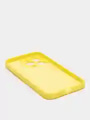 Желтый чехол с защитой камеры и мягкой подкладкой для iPhone 13 / 13 Pro / 12 Pro, 12 Pro Max, 11