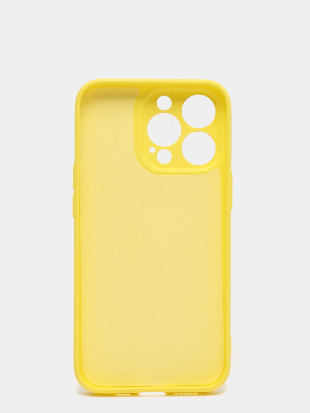 Желтый чехол с защитой камеры и мягкой подкладкой для iPhone 13 / 13 Pro / 12 Pro, 12 Pro Max, 11
