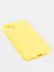 Желтый чехол iPhone 11 13 12 Pro Mini силиконовый ( Айфон Про Мини )