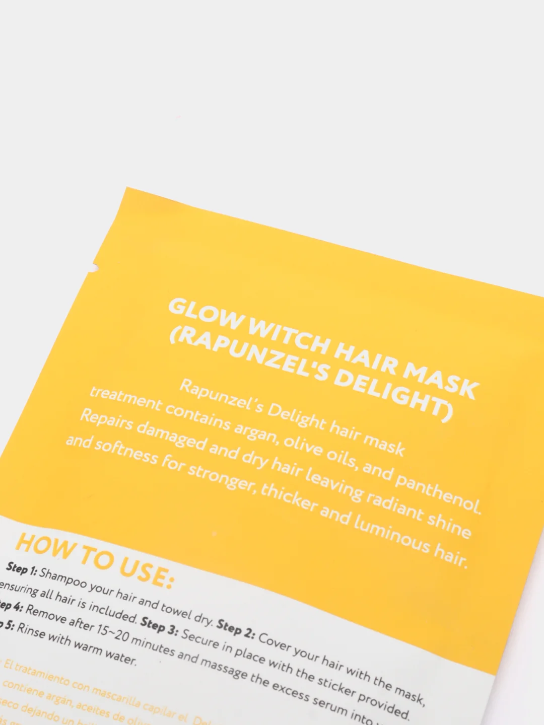 Glow Witch Глубоко восстанавливающая маска для волос с аргановым маслом и В5. 2*30 мл