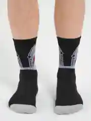 Серый носки высокие