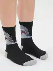 Серый носки высокие
