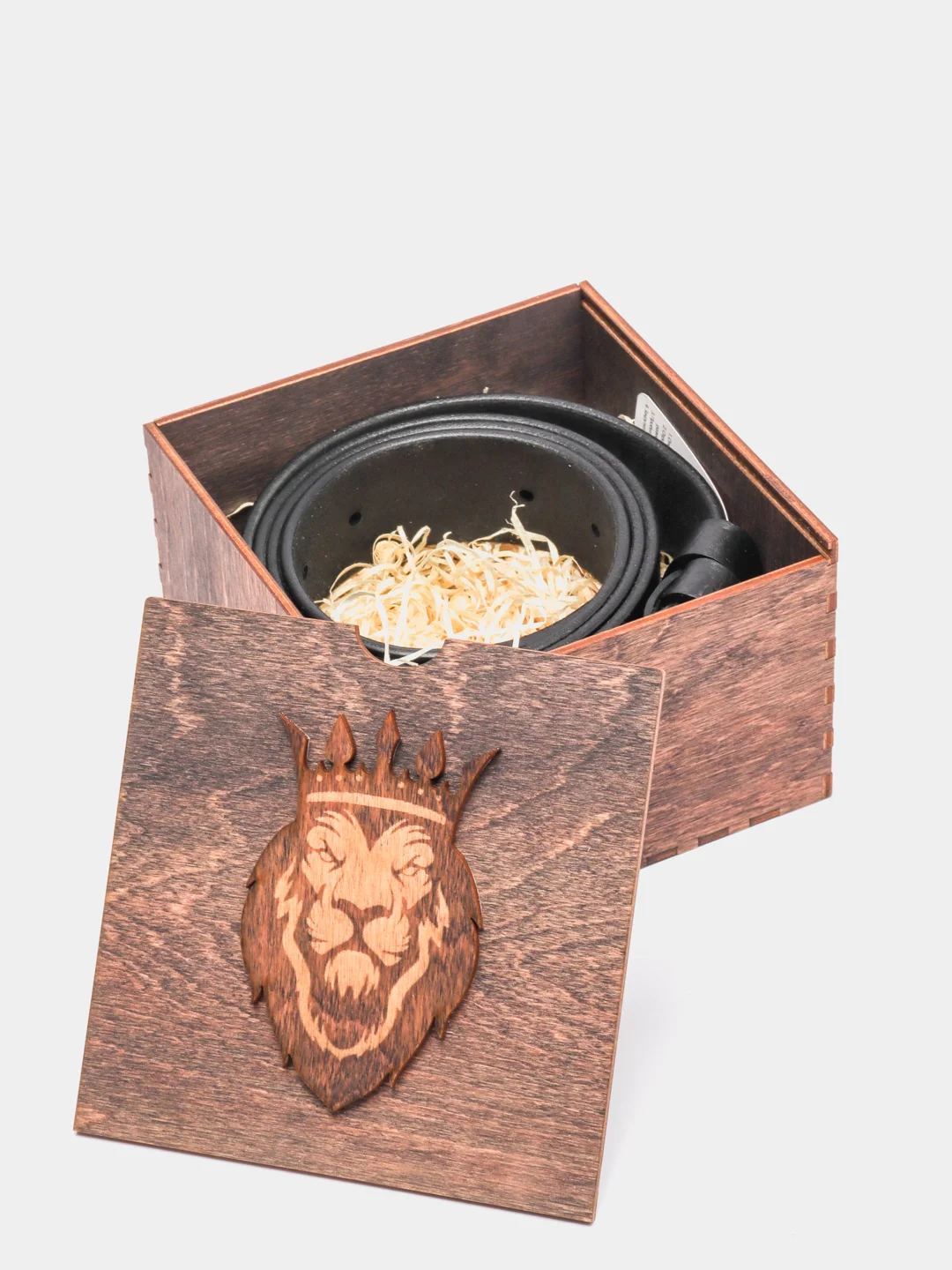 Черный ремень мужской, натуральная кожа, 4 см