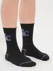 Белый носки высокие, плотные, спортивные