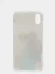 Бежевый чехол Apple iPhone XR силиконовый с рисунком