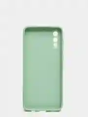 Мятный чехол Samsung Galaxy A02, Самсунг Галакси А02 твердый пластиковый глянцевый стеклянный