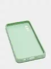 Мятный чехол Samsung Galaxy A02, Самсунг Галакси А02 твердый пластиковый глянцевый стеклянный