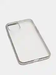 Серебряный чехол силиконовый для iphone/ 6/6s/7/8/se/xs/xsmax/xr/11/11pro/11promax с цветными рамками