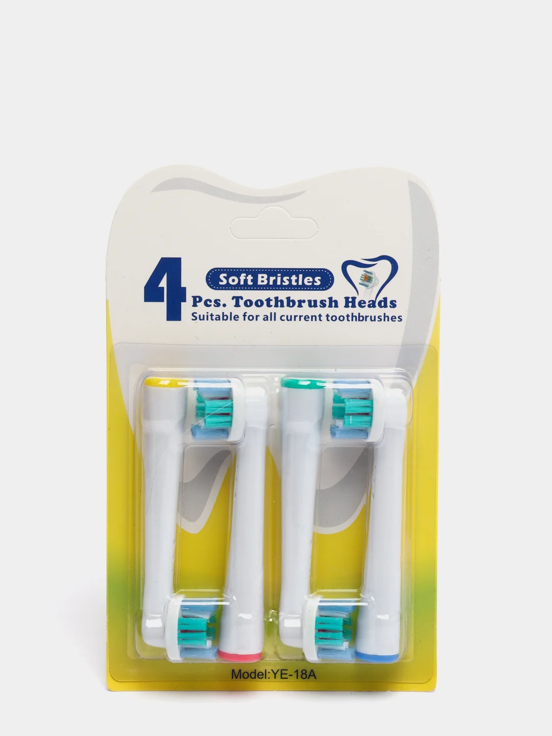 Желтый насадки для электрической зубной щетки Oral B Braun CS MEDICA 484 485 B.well 810 820 и др