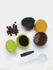 Черный капсулы кофе для кофемашины многоразовые