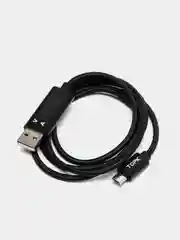 Кабель TOPK USB-Type-C с цифровым дисплеем, Кабель TOPK USB-MicroUSB с цифровым дисплеем