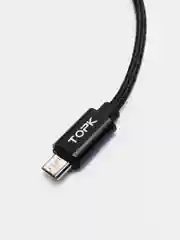 Кабель TOPK USB-Type-C с цифровым дисплеем, Кабель TOPK USB-MicroUSB с цифровым дисплеем