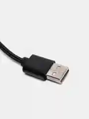 Черный кабель microUSB, Type-C, Lightning для зарядки и передачи данных