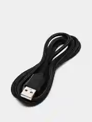 Черный кабель microUSB, Type-C, Lightning для зарядки и передачи данных