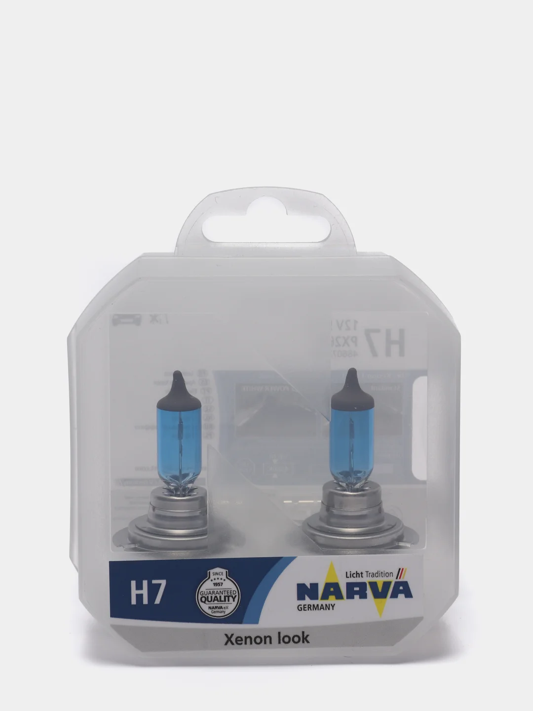 Лампа Narva H4 и H7 Xenon look, Range Power White, белый свет