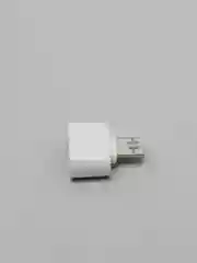 Белый адаптер переходник usb micro usb otg