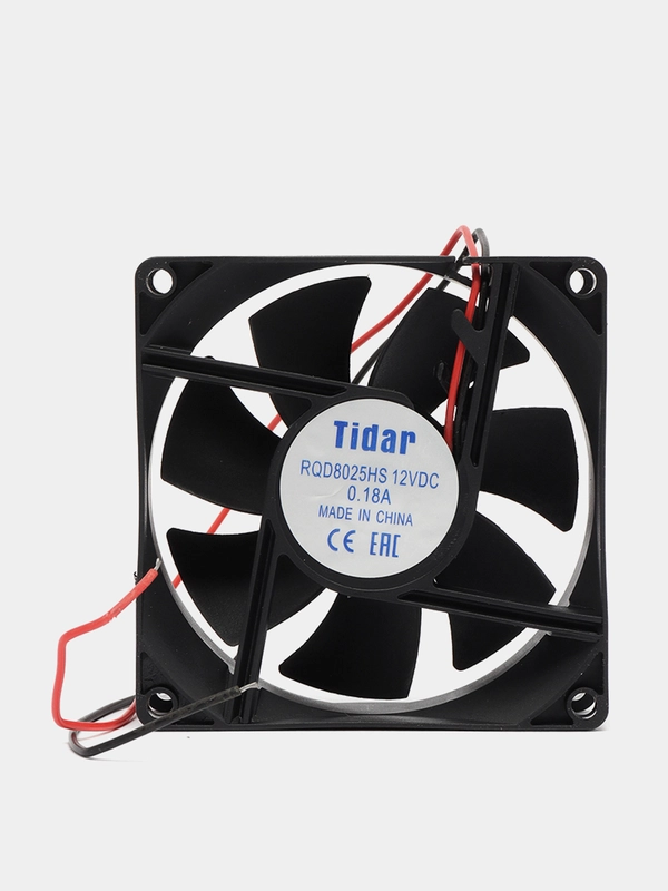 Вентилятор 80 x 80 x 25 8025HS 12VDC 0.18A втулка Tidar