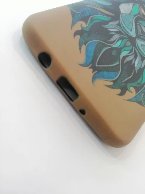 Силиконовый матовый фосфорный с рисунком чехол Samsung J5 16, J510F
