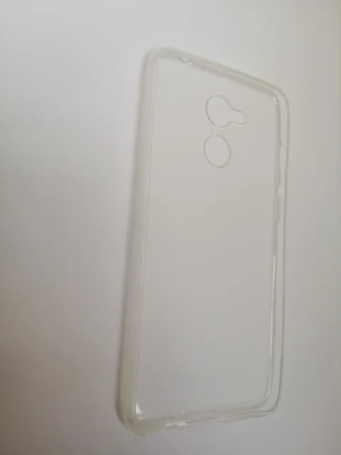 Прозрачный силиконовый однотонный чехол Honor 6с Prо