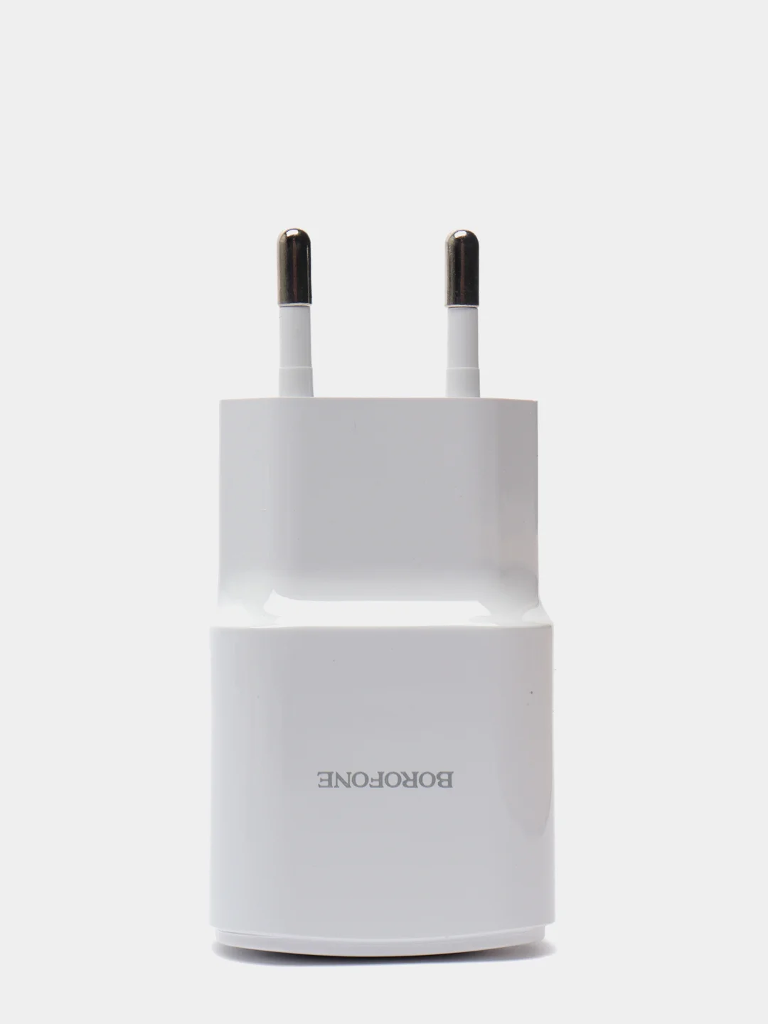 Белый блок питания для iPhone Borofone BA48A, 2.1 A+кабель Lighting
