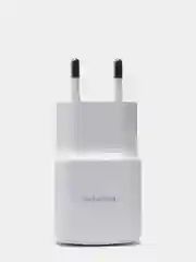 Белый блок питания для iPhone Borofone BA48A, 2.1 A+кабель Lighting