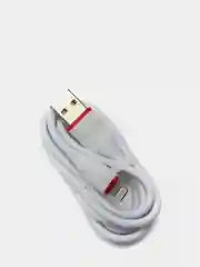 Белый блок питания для iPhone Borofone BA48A, 2.1 A+кабель Lighting