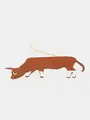 Новогодняя подвеска Быки и коровы