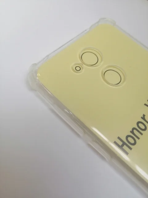 Силиконовый, прозрачный, усиленный чехол Honor 6с Pro