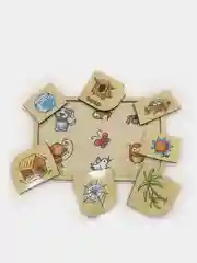 Деревянная развивающая игра-пазл "Животные:кто где живет"