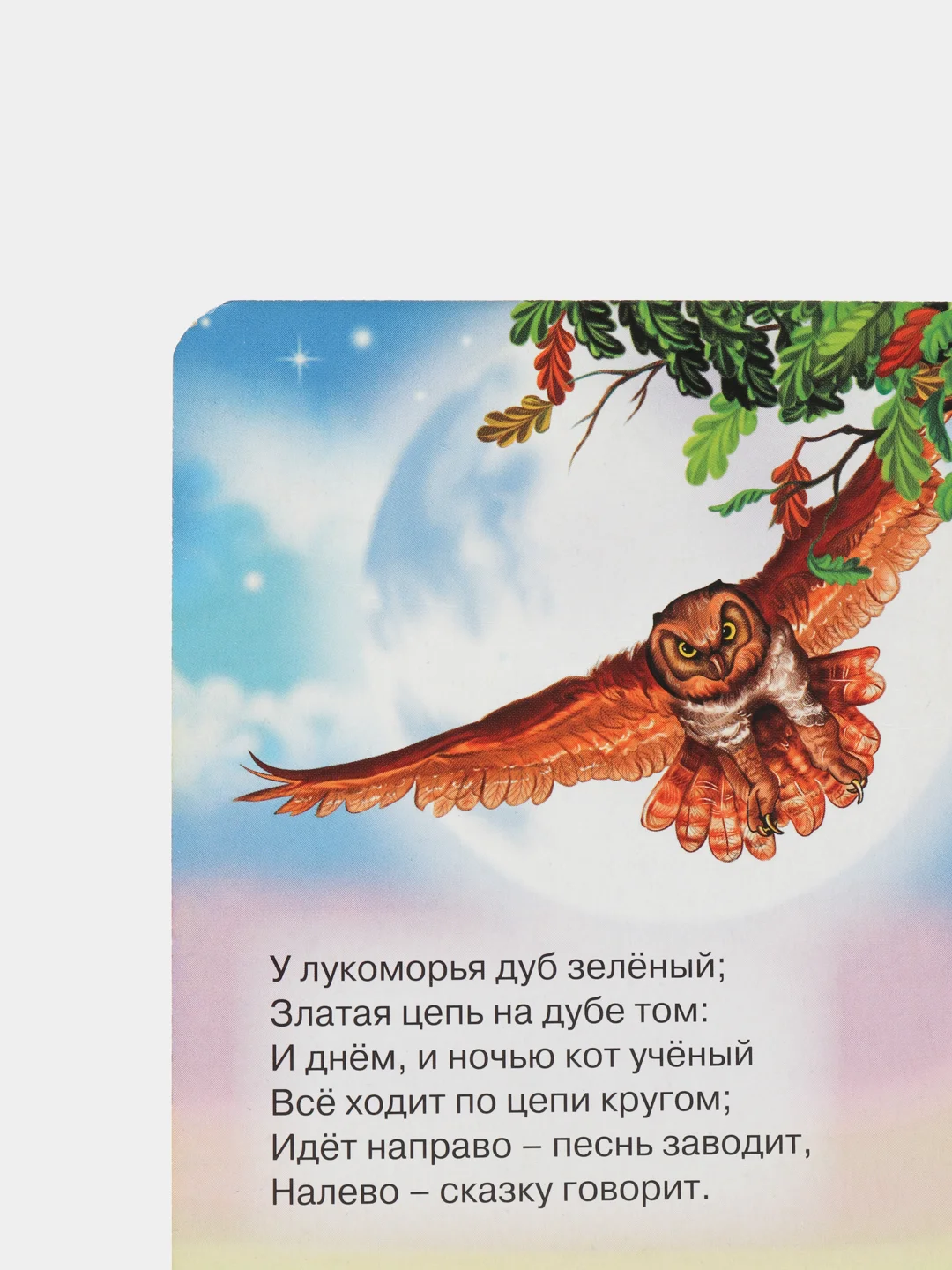 Книги на картоне "Сказка о рыбаке и рыбке+ У лукоморья дуб зеленый+ Баба Яга", Проф-Пресс
