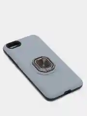 Серый чехол Honor 7A /7A Prime / 7S / Huawei Y5 2018 /Y5 Lite /Y5 Prime, с металлическим кольцом