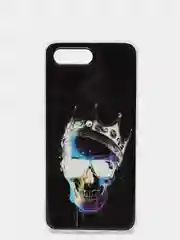 Серый чехол Huawei Honor 10, Хуавей Хонор 10 силиконовый с рисунком