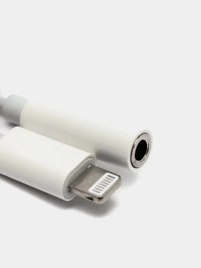 Aux адаптер переходник аудио конвертер Lightning / 3.5mm Jack для Apple iPhone