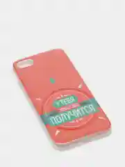 Кораллово-розовый чехол Apple iPhone 7 / 8 / SE 2020, 5 / 5s / SE 2016, 7 Plus / 8+ силиконовый с рисунком