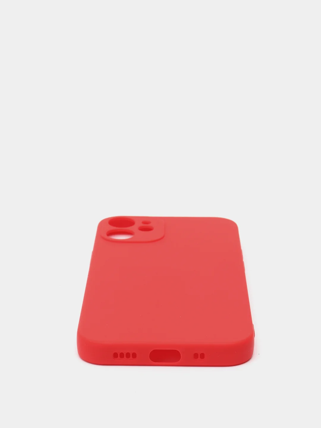 Красный чехол iPhone 11 14 13 12 Pro Mini Plus XR 7 8 SE 2020 силиконовый (Айфон ХР Про Мини Плюс)