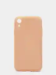 Бежевый силиконовый чехол с шёлковым покрытием для Apple iPhone X, XR, XS MAX, 11 Pro, 11 Pro Max