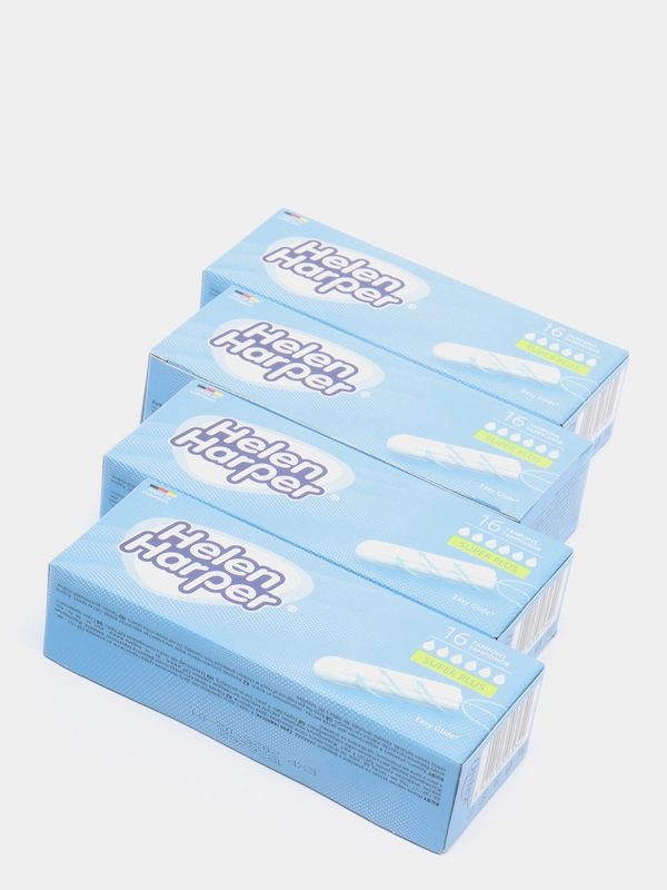 Тампоны гигиенические Helen Harper Super Plus, 6 капель, 64 штуки