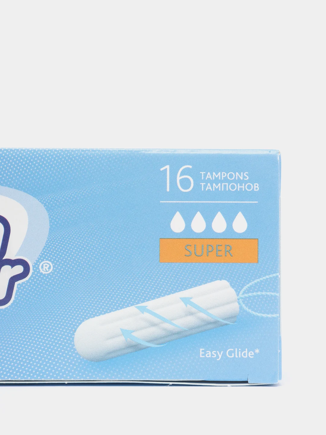 Тампоны без аппликатора Helen Harper Super, 4 капли, 64 штуки