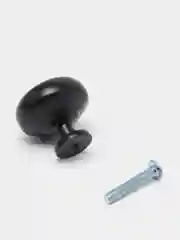 Черный металлическая мебельная ручка с одним отверстием