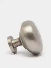 Серый металлик металлическая мебельная ручка с одним отверстием