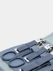 Небесно-голубой набор для маникюра 12 предметов, 4 цвета на выбор