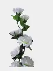 Белый цветы искусственные, зелень
