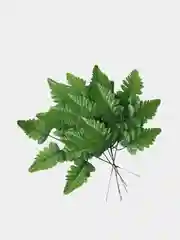 Белый цветы искусственные, зелень