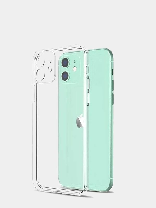 Чехол прозрачный силиконовый с защитой камеры  для iPhone 11/13/13Pro max/13pro